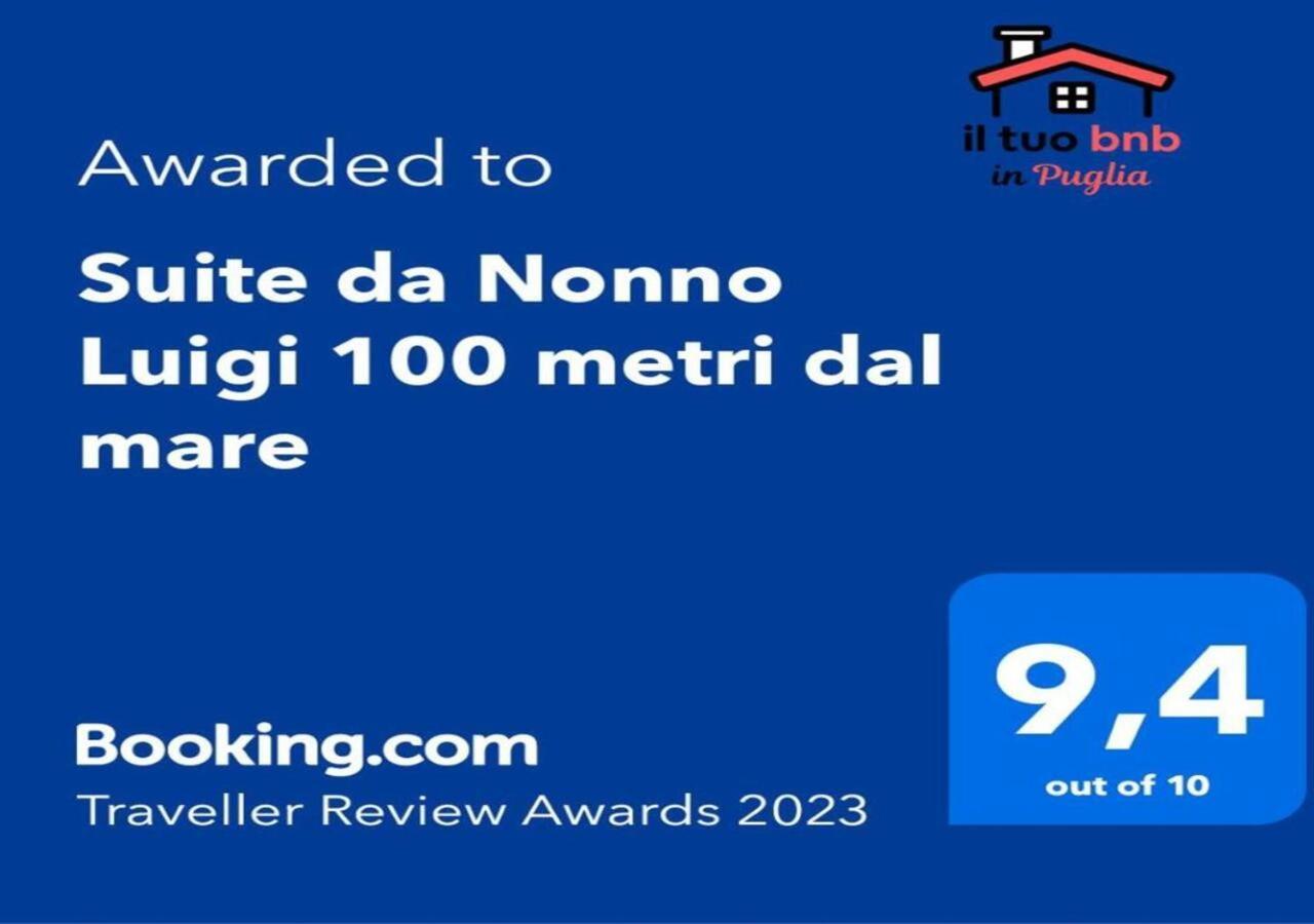 ג'ובינאצו Suite Da Nonno Luigi 100 Metri Dal Mare מראה חיצוני תמונה