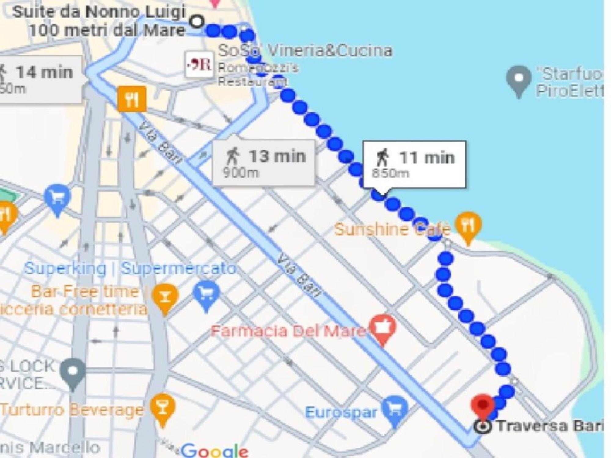 ג'ובינאצו Suite Da Nonno Luigi 100 Metri Dal Mare מראה חיצוני תמונה